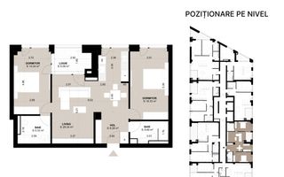 COMISION 0% - Apartamente 1–4 camere – complex central - Schiță 7