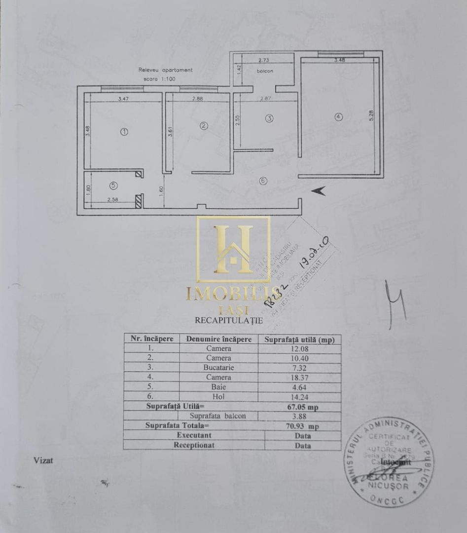 Mutare Imediata! Ap. 3 camere, Decomandat, Nicolina, Clopotari - Poză 9