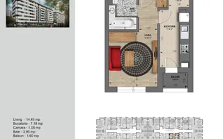 Garsoniera Decomandata- Weiner 14 Residence Direct Dezvoltator - Poză 14