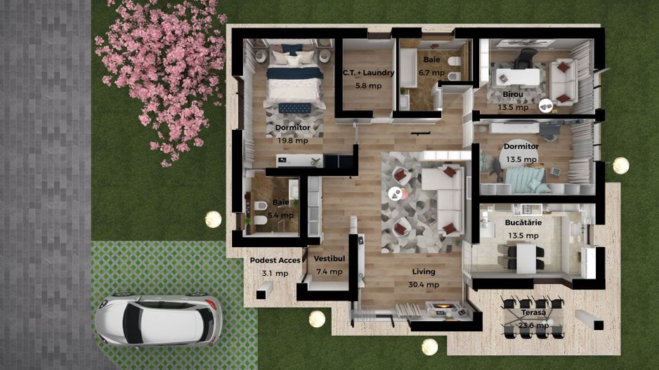 VILA INDIVIDUALA | COMPLET MOBILATA SI UTILATA | CORBEANCA - Poză 14