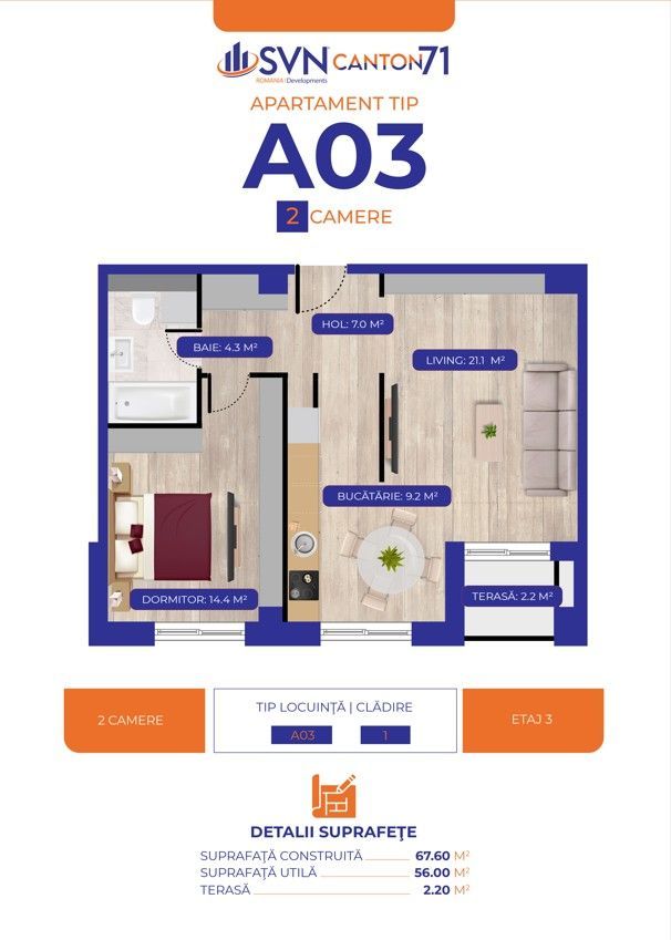 2 camere Aviatiei I bloc nou I locatie premium - Poză 11