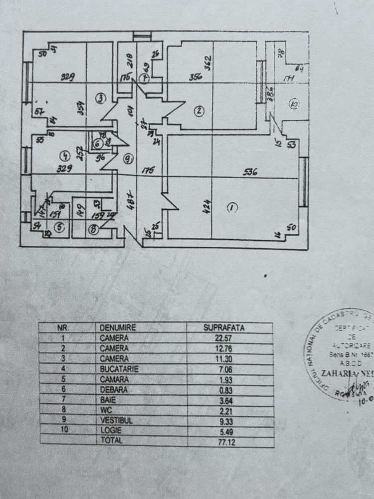 Vanzare Apartament 3 camere Nerva Traian - Poză 3