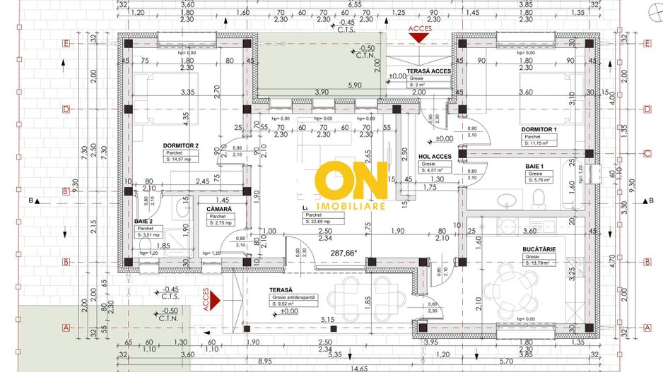 Casa 3 camere, 300 mp teren, predare la cheie in 2026, Alba-Micesti - Schiță 2