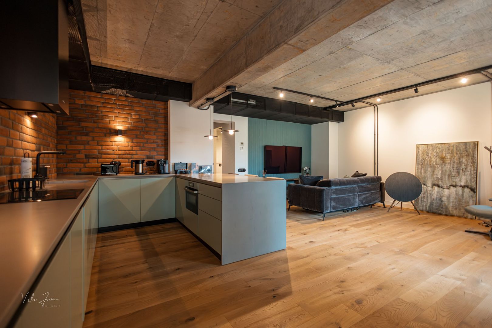 2 Camere PREMIUM || Parter cu Grădină 26mp || Brick Loft - Poză 2