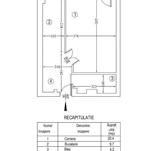 garsoniera TIMPURI NOI 41 mp - Poză 13