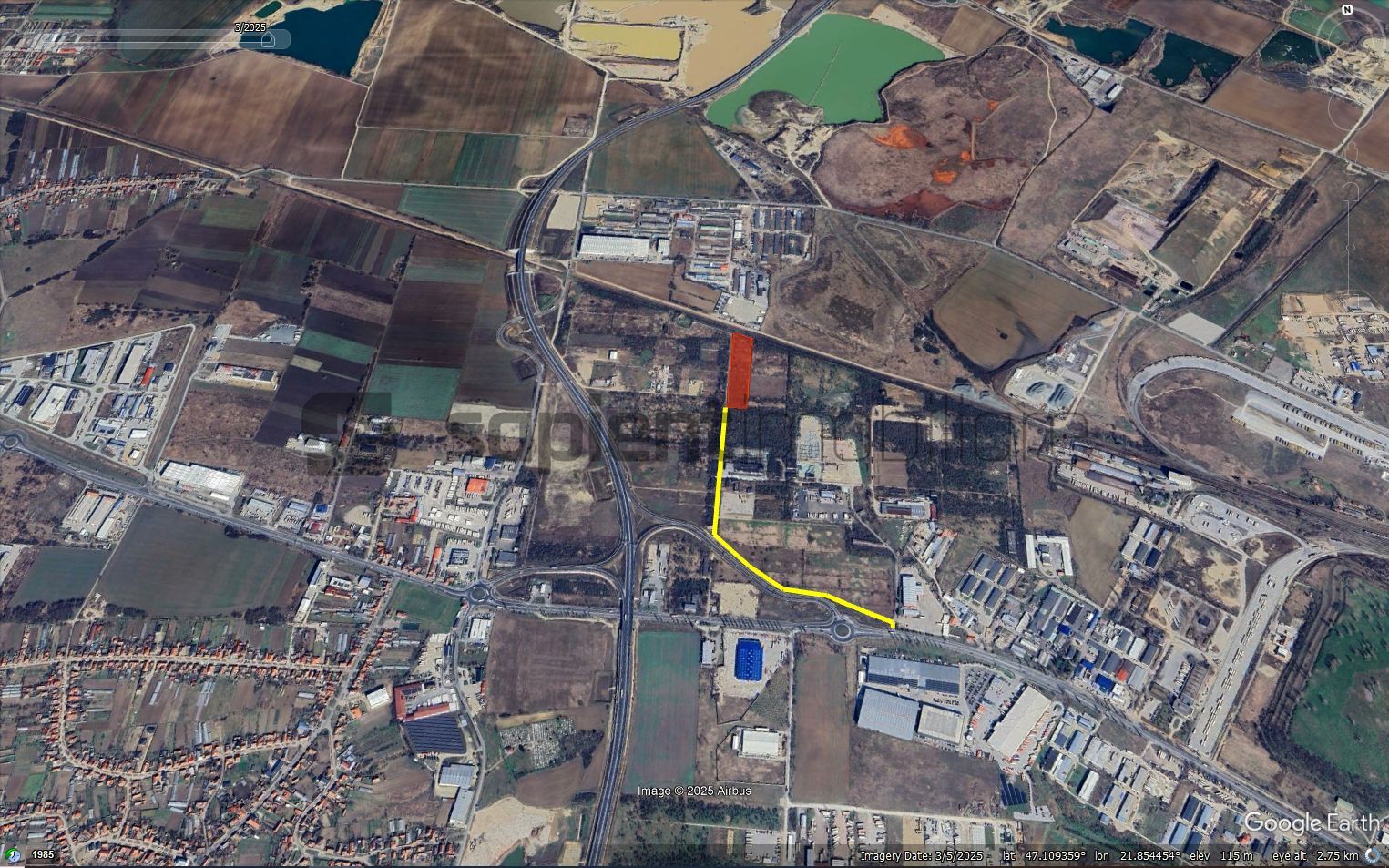 Sapient | Teren Intravilan Zona Industriala Bors 12.933 mp - Poză 3