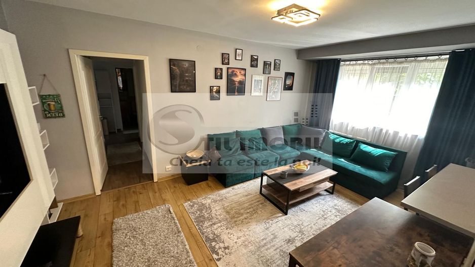 Apartament 3 camere, 52 mp, mobilat, parter, zona Garii, 106000 € - Poză 1