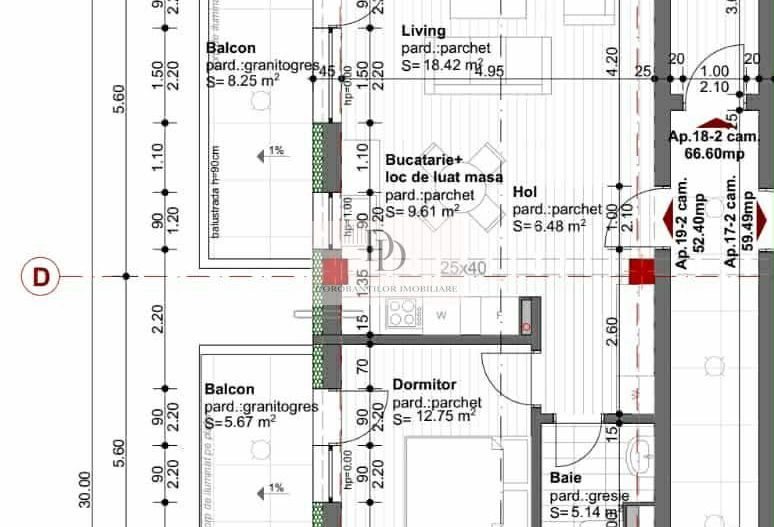 Vânzare Apartament 2 camere | Intre Lacuri - Mureșului | Iulius Mall - Schiță 15