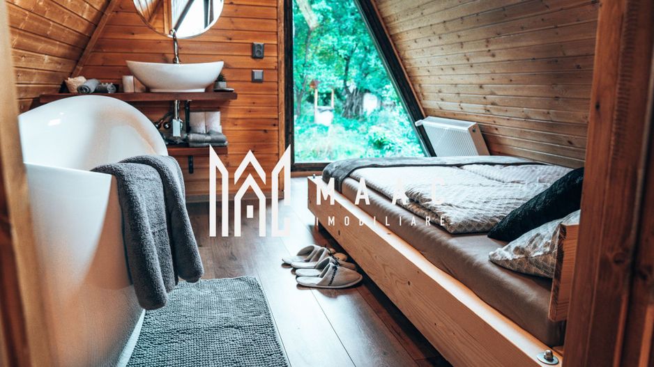 Cabana A Frame | 90 MPU | Teren 1000mp | Tocile - Poză 11