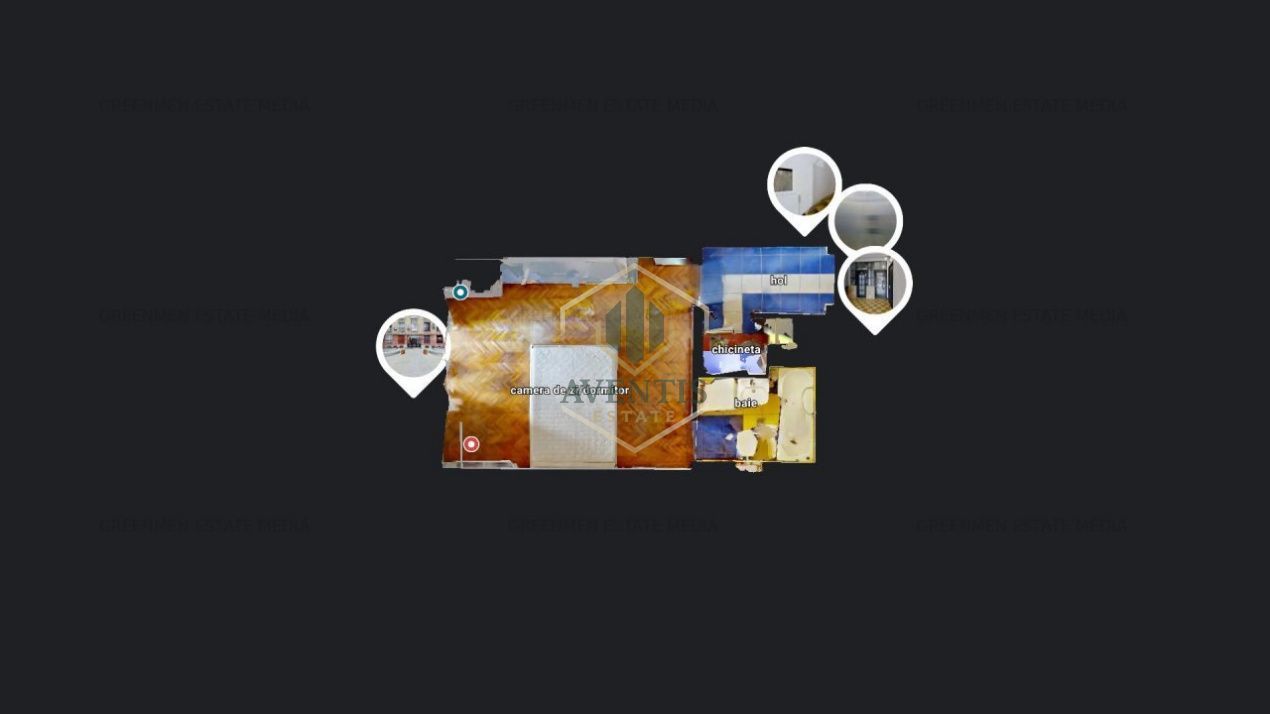 Studio ideal tineret, centrala termica proprie, Universitate metrou - Poză 8