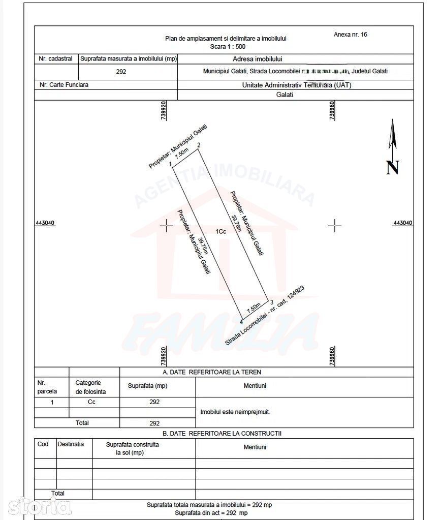 24.900 euro, NEGOCIABIL, 262 mp, teren intravilan, zona Depou CFR - Poză 1