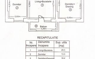 Apartament 3 camere | Mobilat | Crystal North | Ready to move - Poză 20