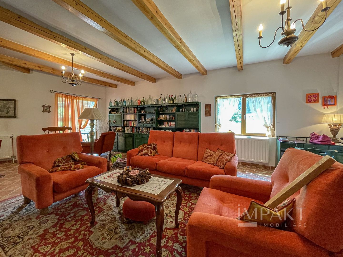 Vila superba 300mp + teren 1400mp & front la rau in Somesul Rece. - Poză 24