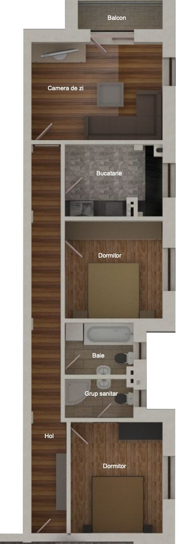 Apartament 3 camere,zona deosebita,3 minute de STB Mega Image si Lidl - Poză 1