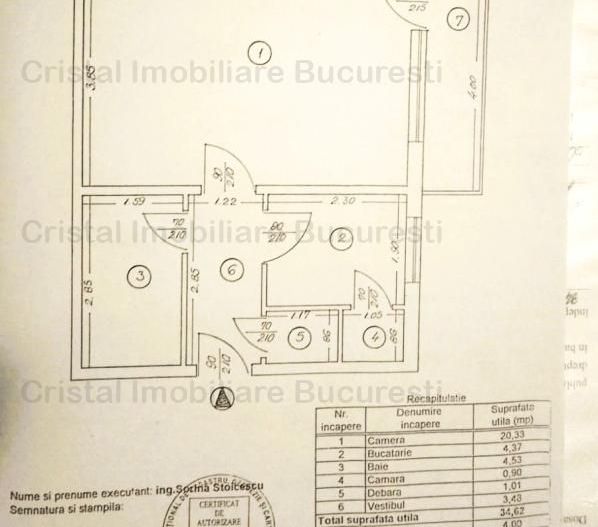 Vanzare Garsoniera  Mall Vitan Centrala Proprie - Schiță 10