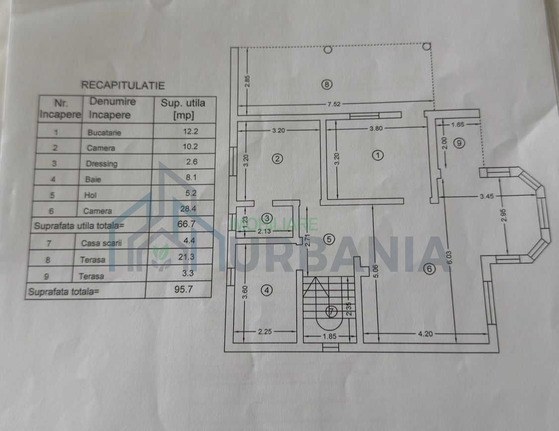Casă P+1, 173 mp utili, teren 1220 mp, stadiu la gri, în Holboca, aproape de Tătărași - Poză 8