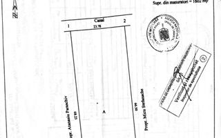 De vanzare 1600 mp. teren extravilan, com. Vanatori, 21E/mp - Poză 3
