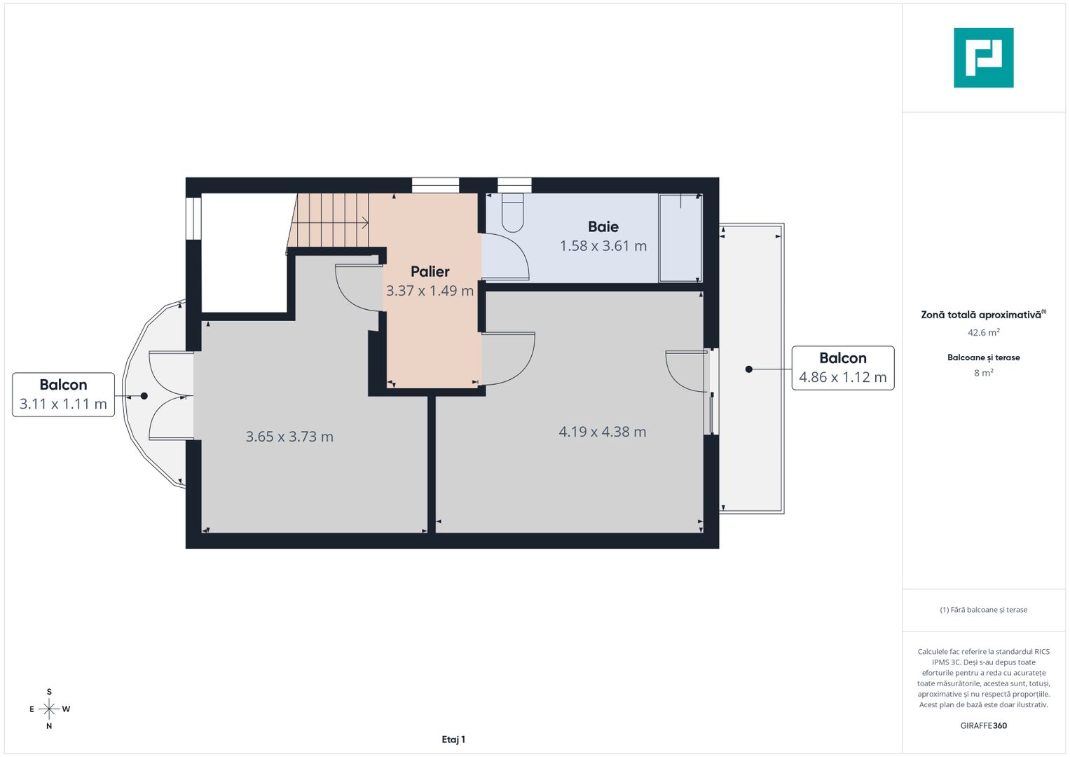 Duplex luminos 101 mp utili, teren 350mp în Covaci - Poză 11