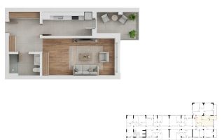 DISCOUNT 3-5% Garsoniere  41-44mp | Finisaje la Alegere | Comision 0% - Poză 2