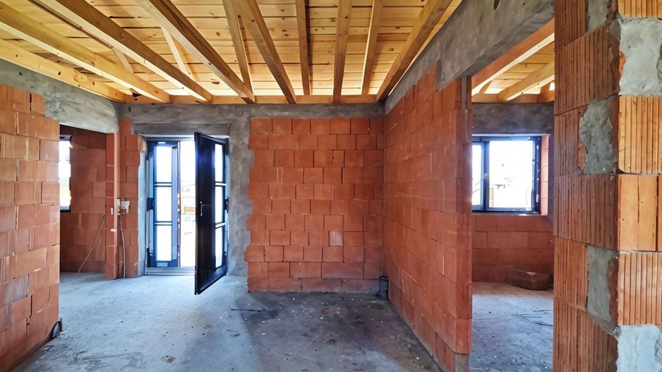 Casa parter 2 dormitoare, in Comuna Sanmartin, acces auto - VANZARE - Poză 7