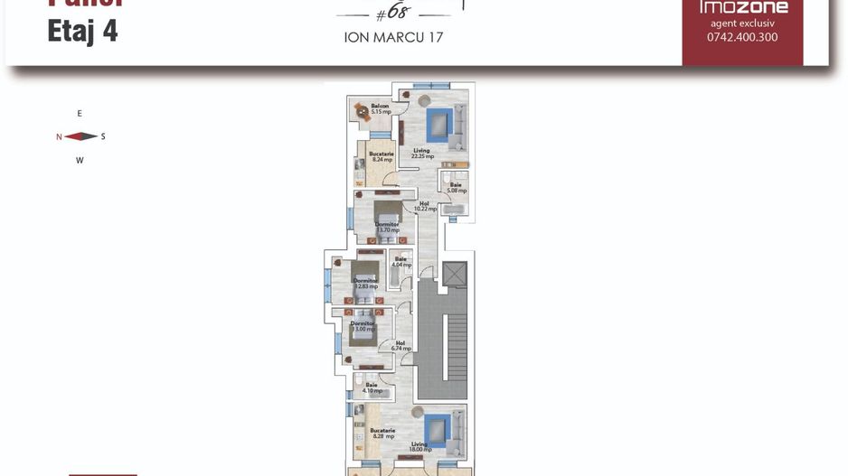 3 camere 97 mp utili, etaj 4/5,  Drumul Taberei - Bd Timisoara - Plaza Mall - Poză 3
