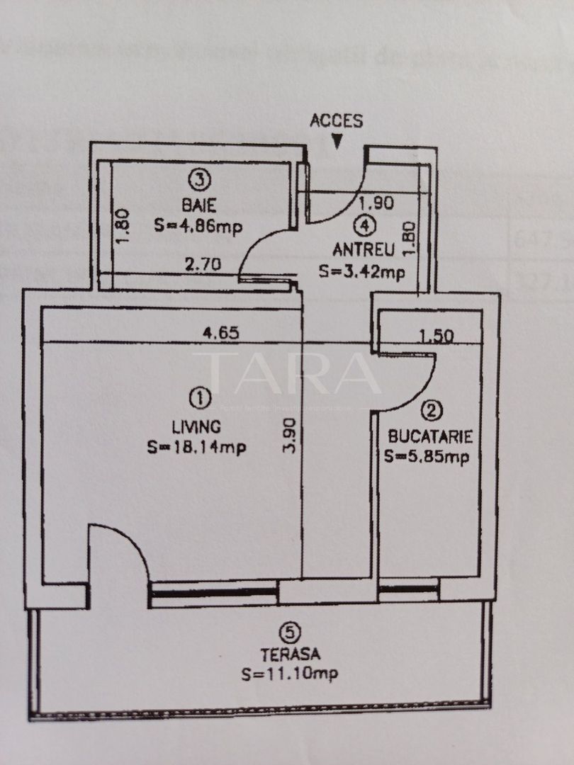 Apartament 1 cameră, Florești – zona Eroilor - Poză 7