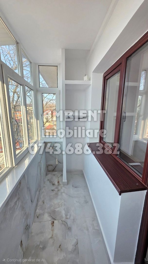 Apartament cu 2 camere, modificat în 3 camere, renovat total, zona DONICI; - Poză 8
