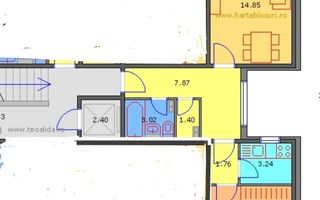 Apartament 2camere.  Bld. Brancoveanu, 3 min de Spitalul de copii Marie Curie - Poză 6