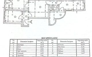3 Camere Unirii 2/5 Corneliu Coposu Parcul Mântuleasa 68 mp an 1935 - Poză 2