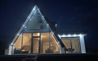 Casă nouă la cheie, tip A-frame, intabulată, în Șura Mare - Poză 12