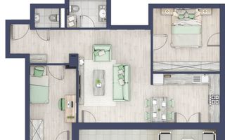 Apartament Nou zona de top Sibiu 0% comision - Poză 2