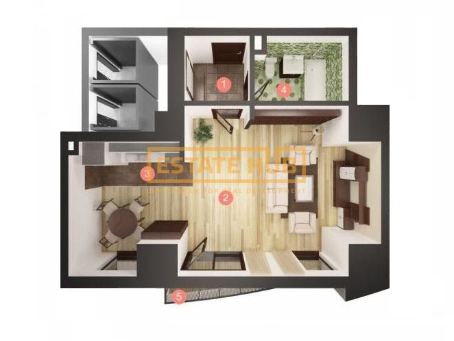 Apartament Studio | Cladie noua | CF - Poză 5