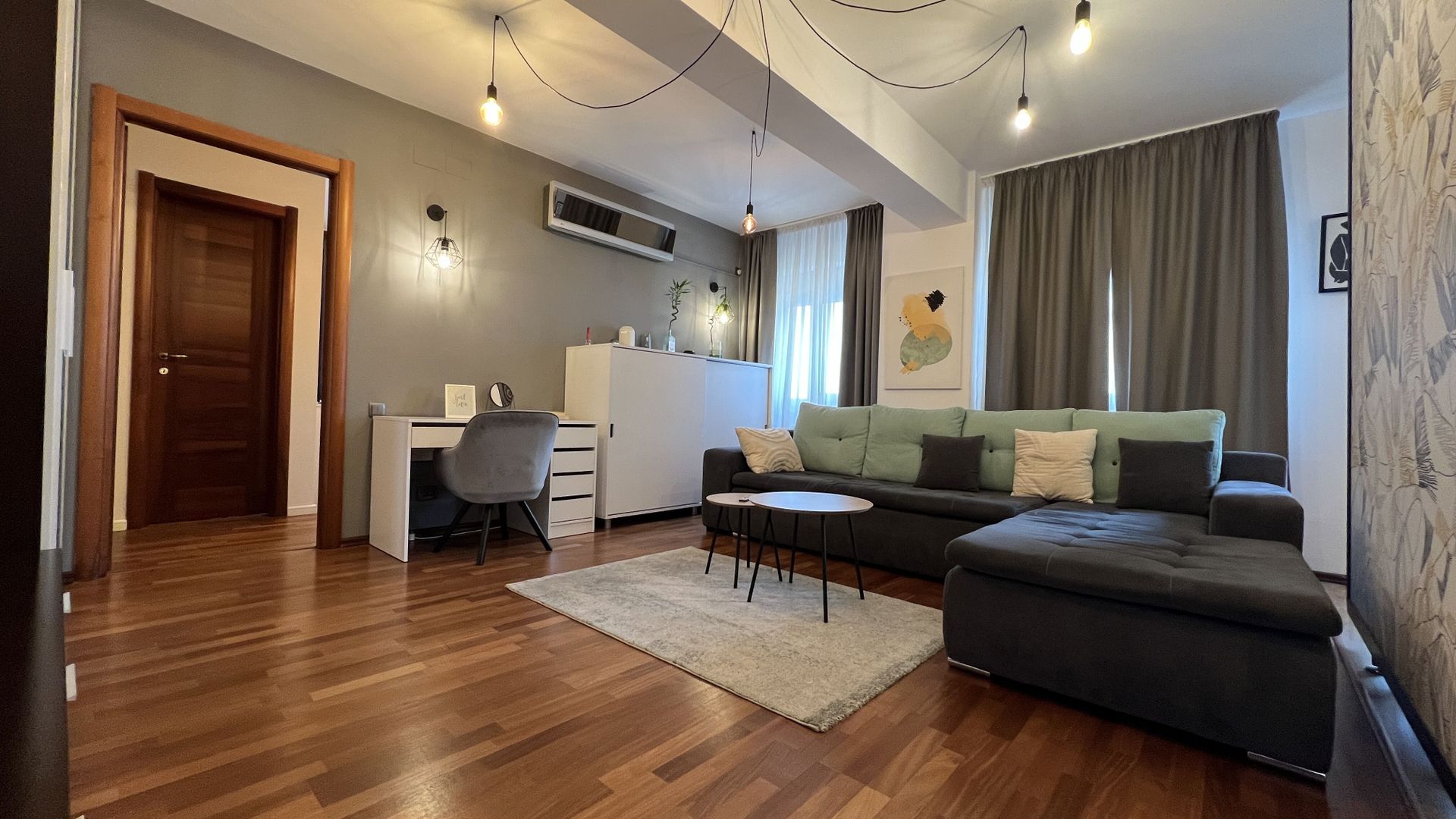 2 camere mobilat si utilat | vedere panoramica - Poză 4