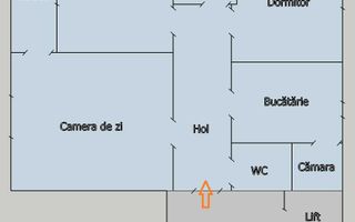 Apartament 3 camere Lipovei cu Garaj - Schiță 8