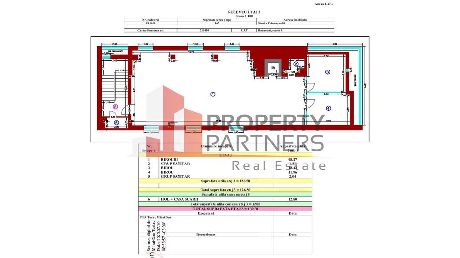 Cladire de birouri  Str. Polona - Str. Mihai Eminescu - Schiță 10