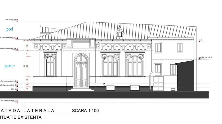 Vanzare casa individuala - Mosilor Parintele Galeriu Bucuresti - Schiță 18