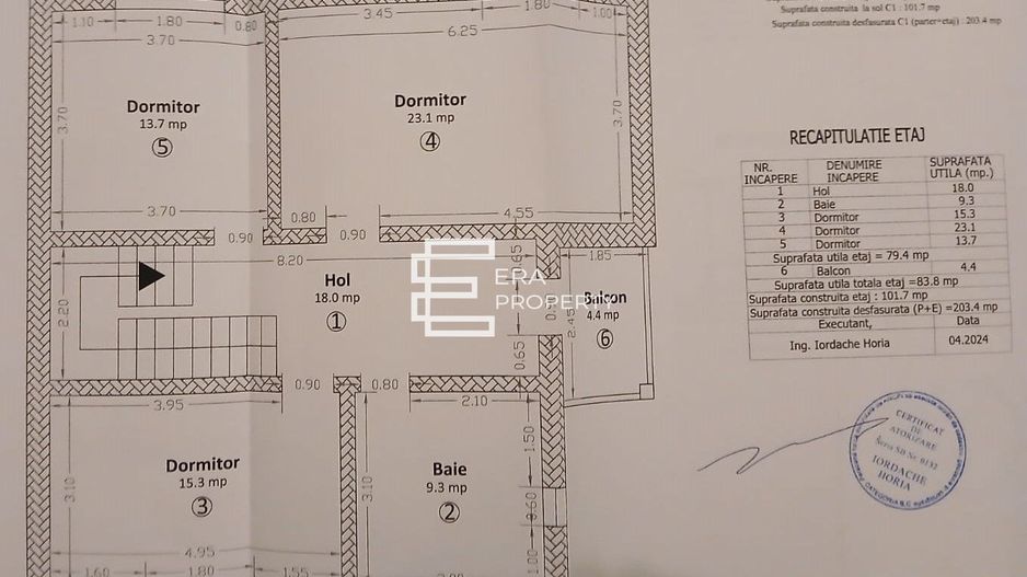 Casa individuala 5 camere-  160 mp- teren 300mp-pivnita Sibiu - Schiță 14