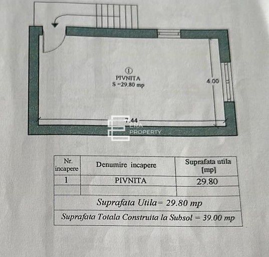 Duplex  5 camere -185 mp utili- pivnita - Selimbar - Schiță 11