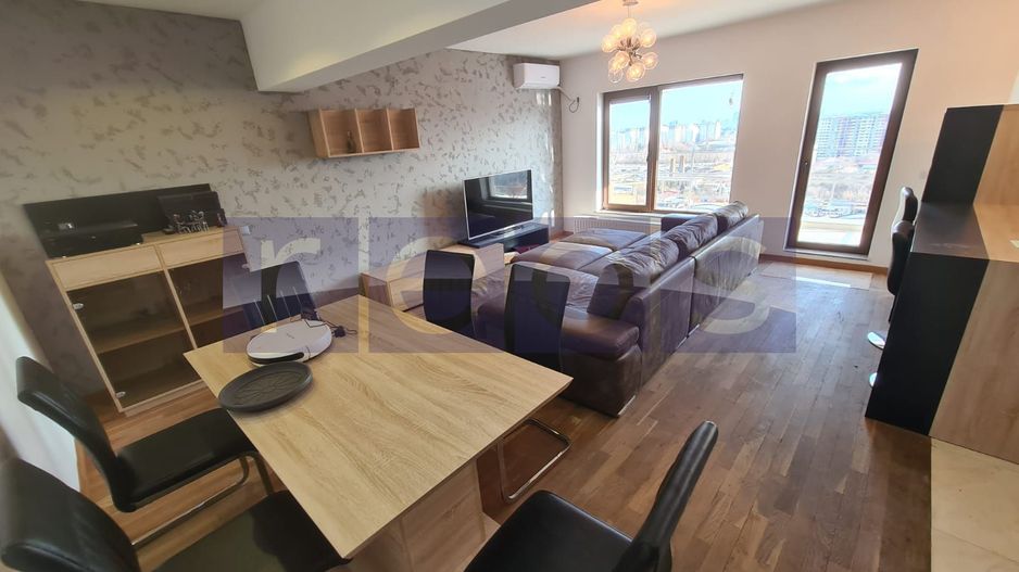 Apartament unicat 2 Camere ETAJ 15 | 75 mpu + Balc | Bucurestii Noi  | Mobilat - Poză 1
