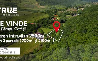 Teren intravilan 2.800 m² în Câmpu Cetății – liniște și natură - Poză 1