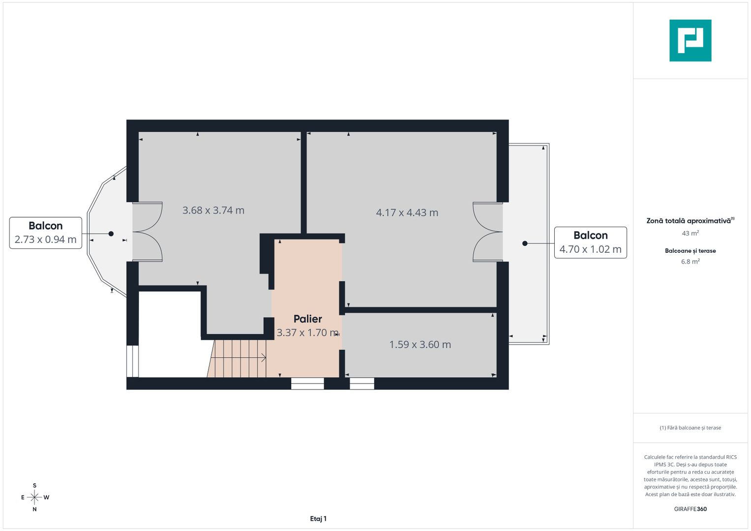 Duplex spațios 102 mp utili, teren 350mp in Covaci - Poză 14