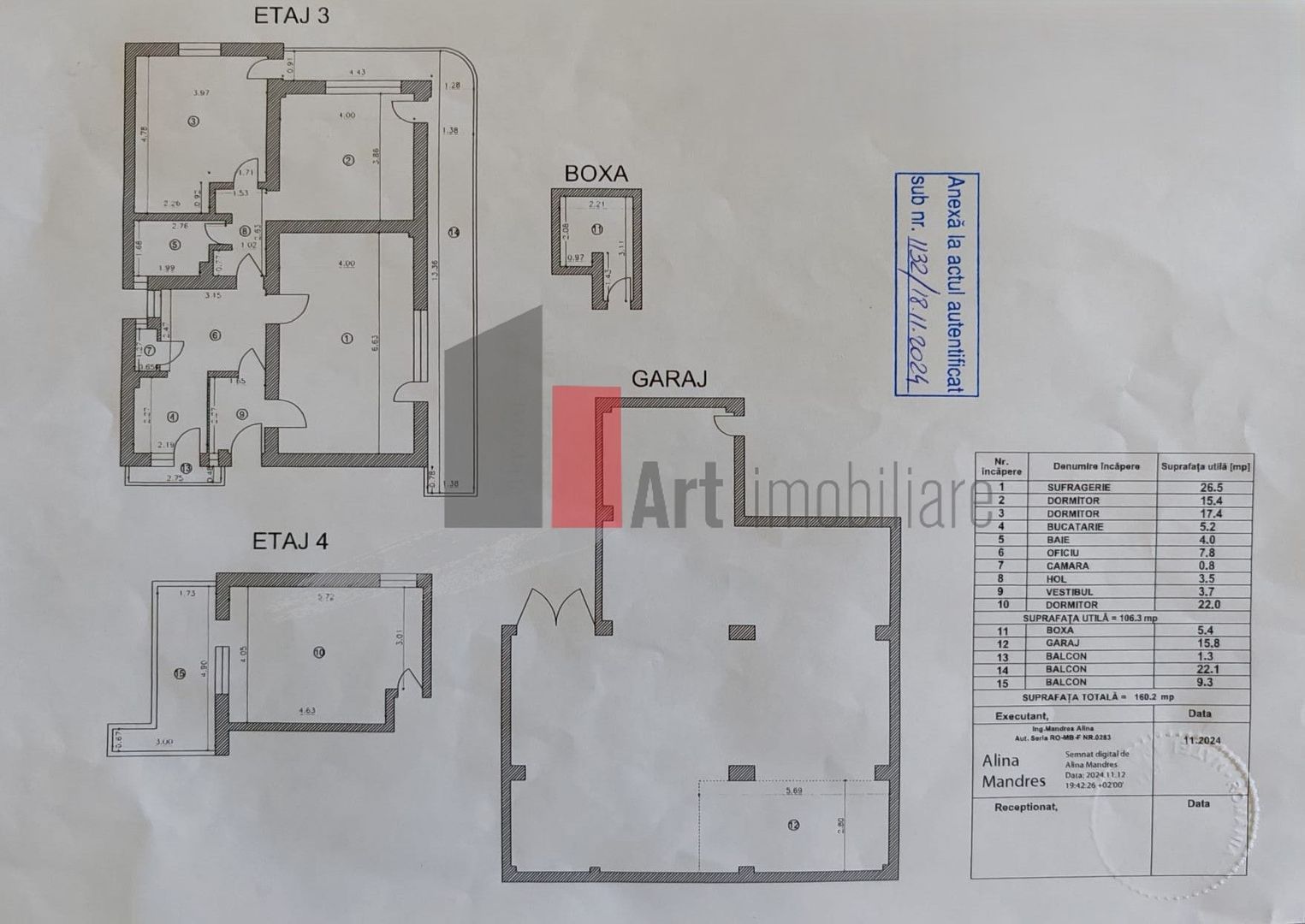 Apartament 3 camere + camera supliemntara, garaj si boxa Cotroceni - Poză 18