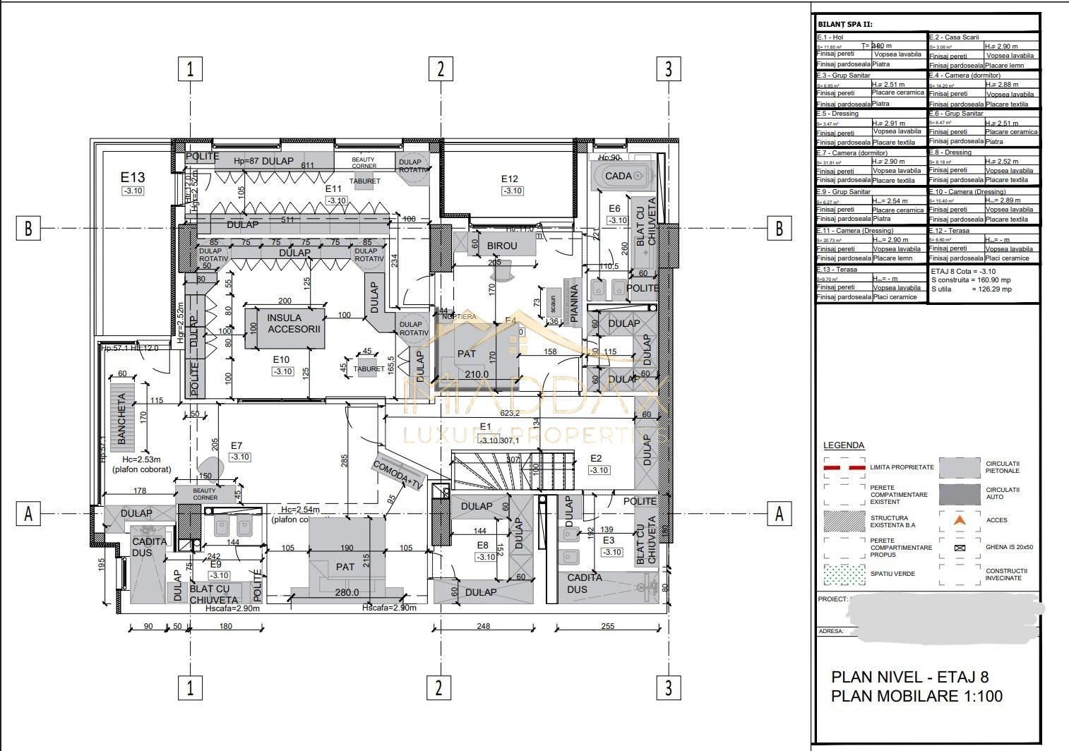 Penthouse Triplex Exclusivist *285mp* // Rooftop *93mp* // 2 Parking / Herastrau - Schiță 94