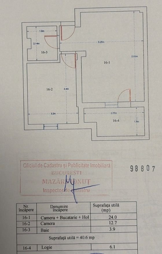 Apartament 2 camere modern langa Envogue Residence, Militari - Schiță 9