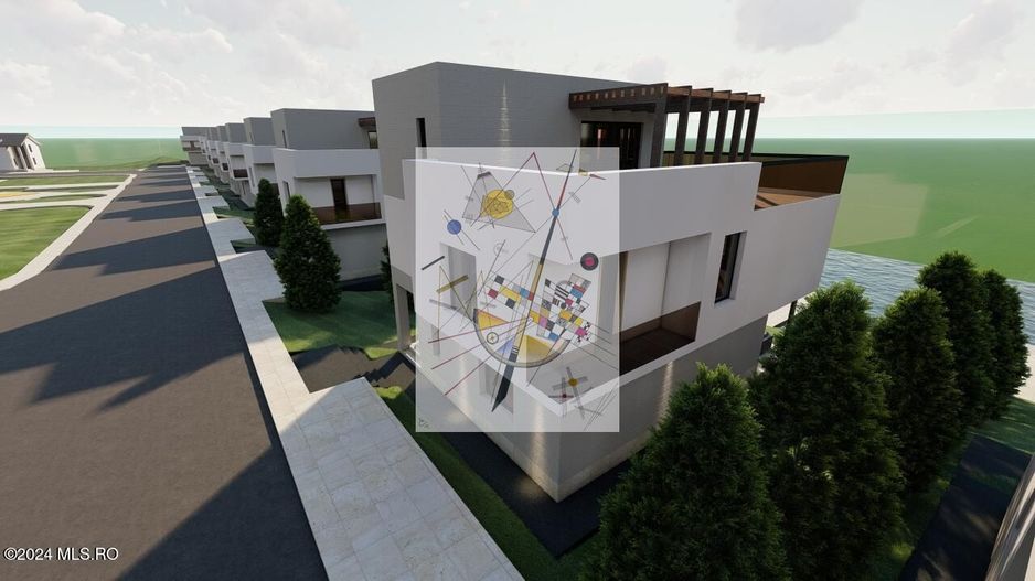 PERIS - SERENITY CONCEPT, VILA INDIVIDUALA LA LAC, 140 MP, LOT 500 MP! - Poză 3