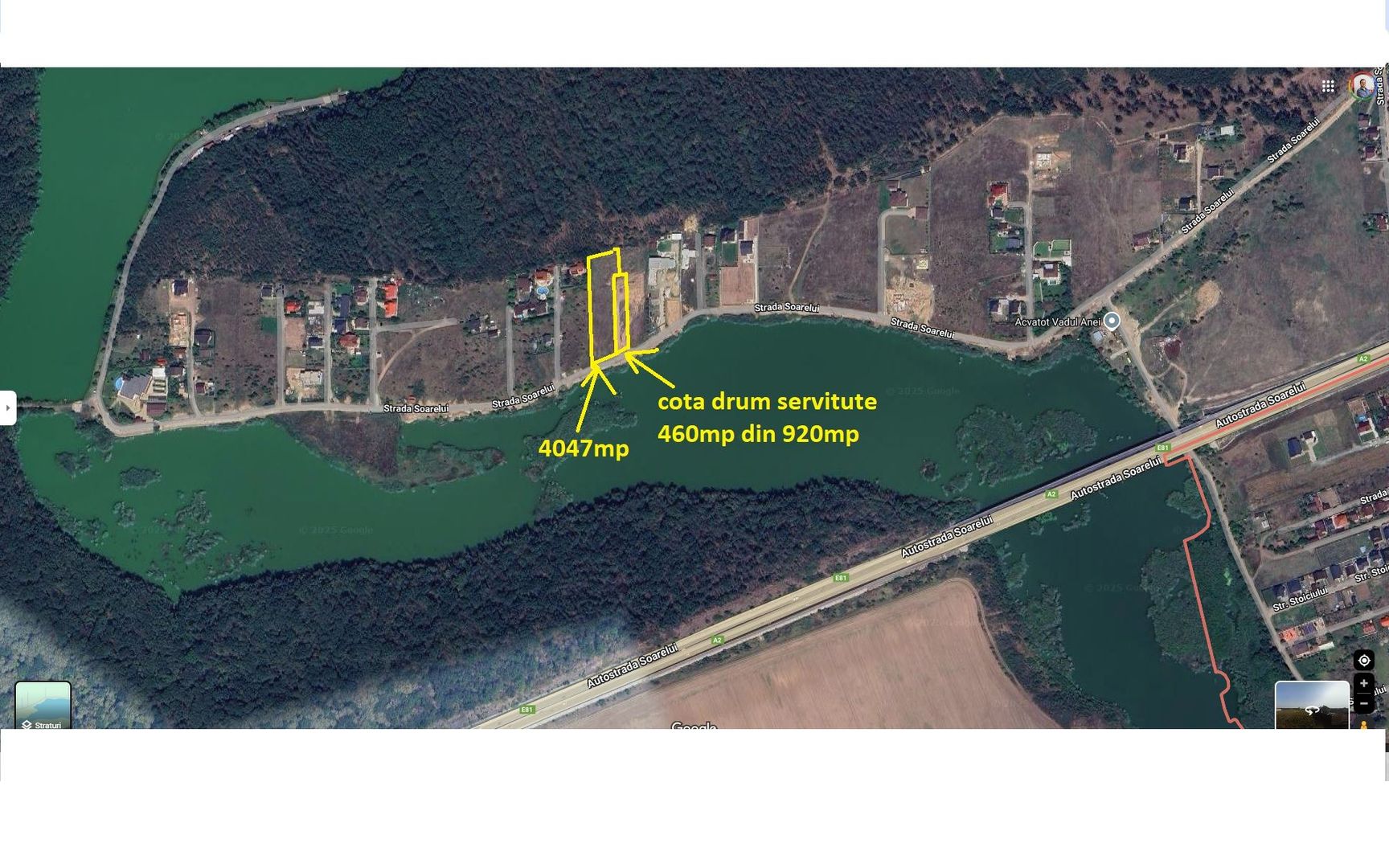 Branesti Vadul Anei LOTURI 800mp acces LAC asfalt padure utilitati - Poză 2