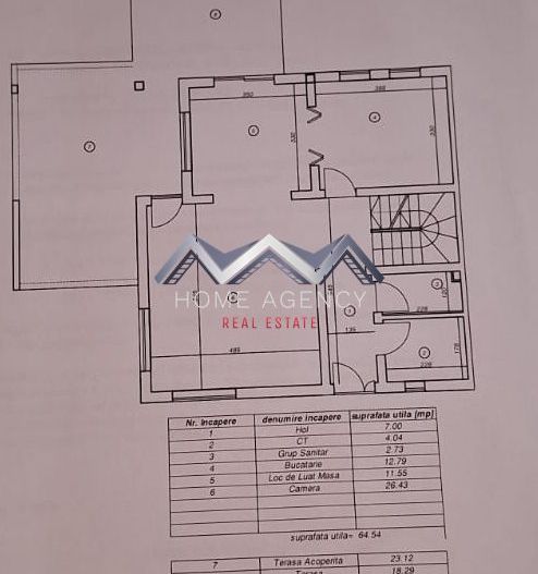Casă individuală P+1+M cu garaj și terase spațioase – Otopeni Central - Schiță 12