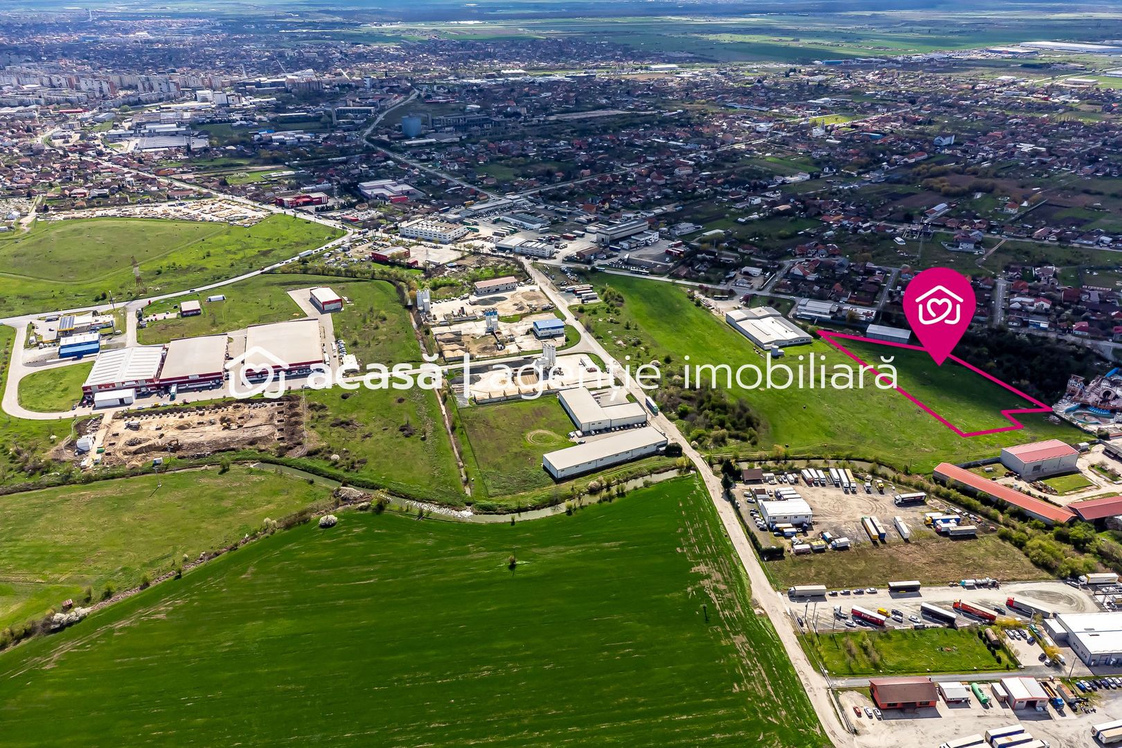 Teren cu PUZ in Arad, servicii, industrie, depozitare 8.307 mp - Poză 3