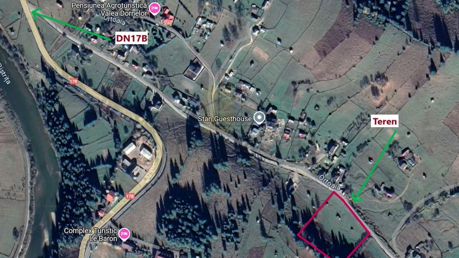 Teren Intravilan Dorna Arini, curent, apa, asfalt - Vatra Dornei - Poză 4