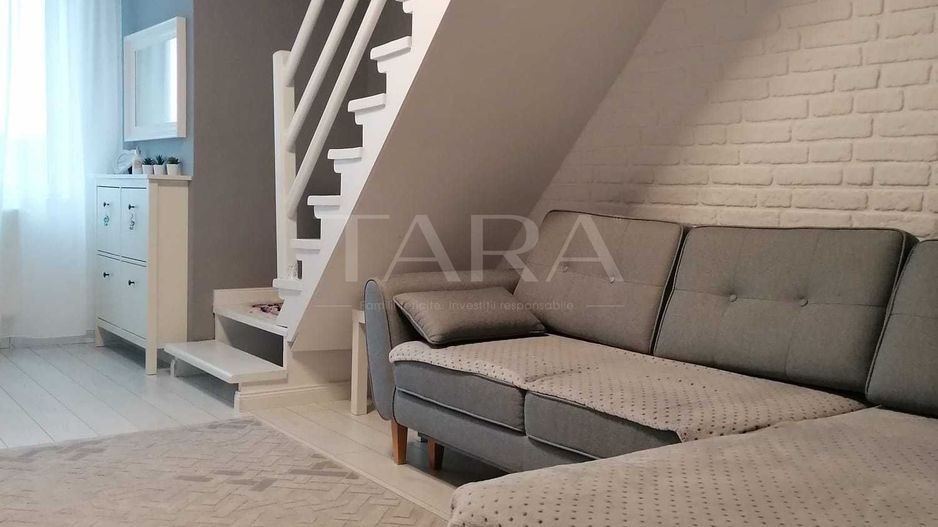 Apartament 70 mp, scara interioară, curte, parcare și boxă, mobilat. - Poză 4